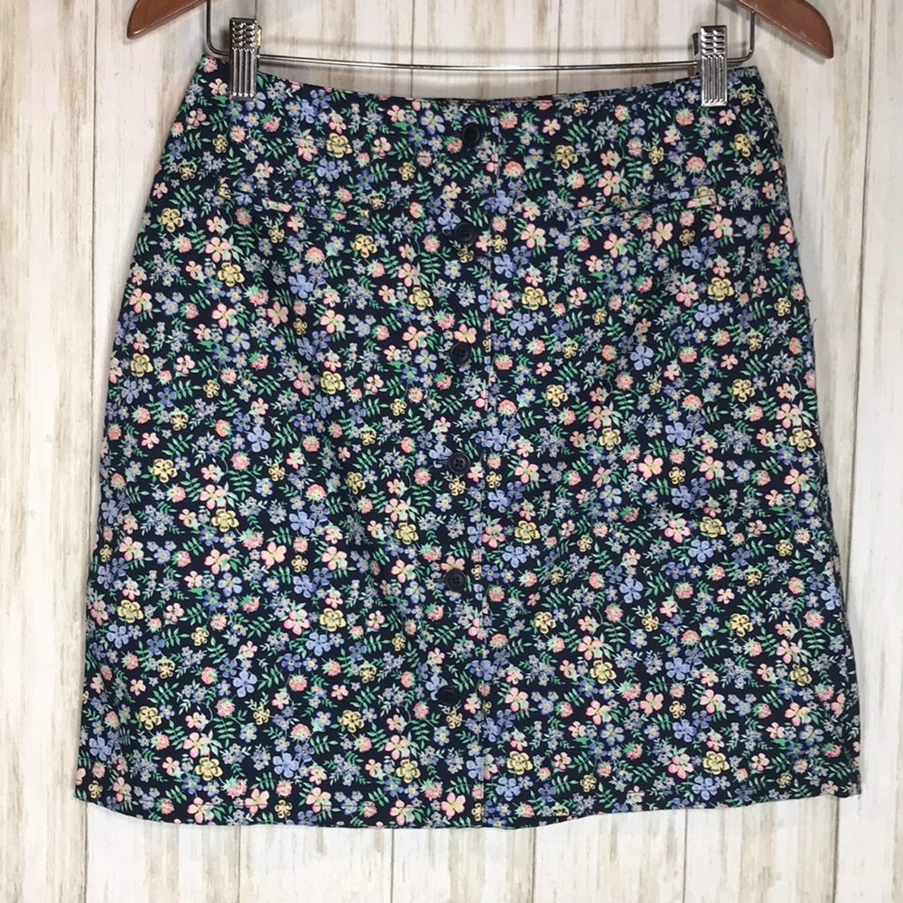 Liz Claiborne Liz Sport floral Cotton skirt sz 8